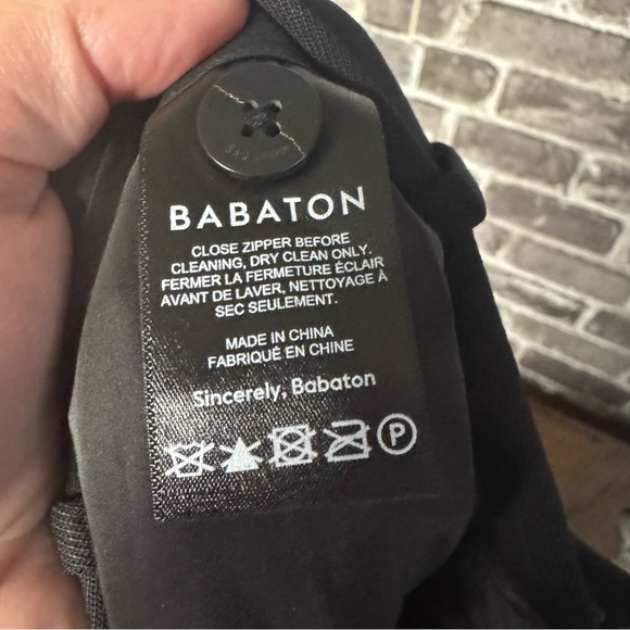 Aritzia Babaton Agency Pant- city wool black dress pants - Picture 12 of 13